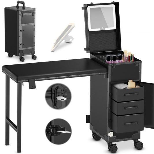 EasyinBeauty Rolling Portable Manicure Table