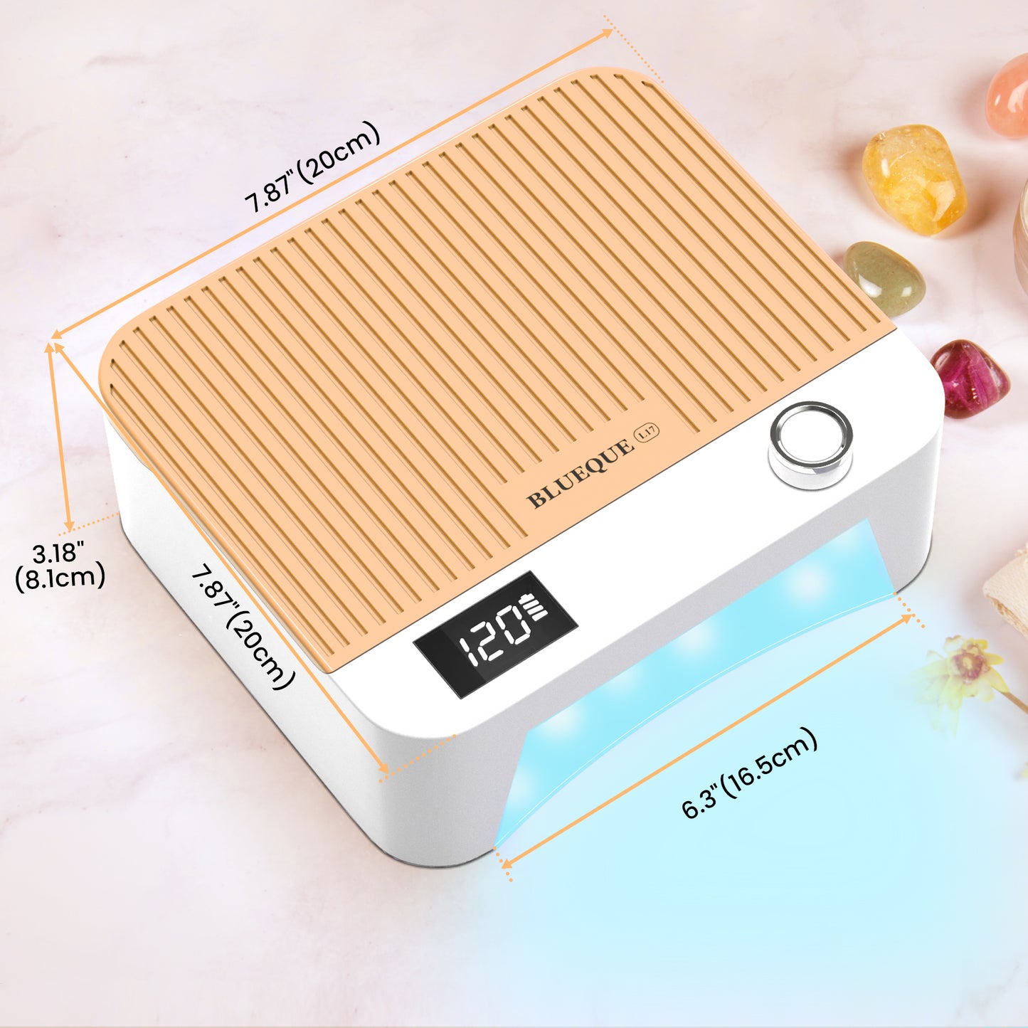 Cordless UV LED Nail Lamp- Orange