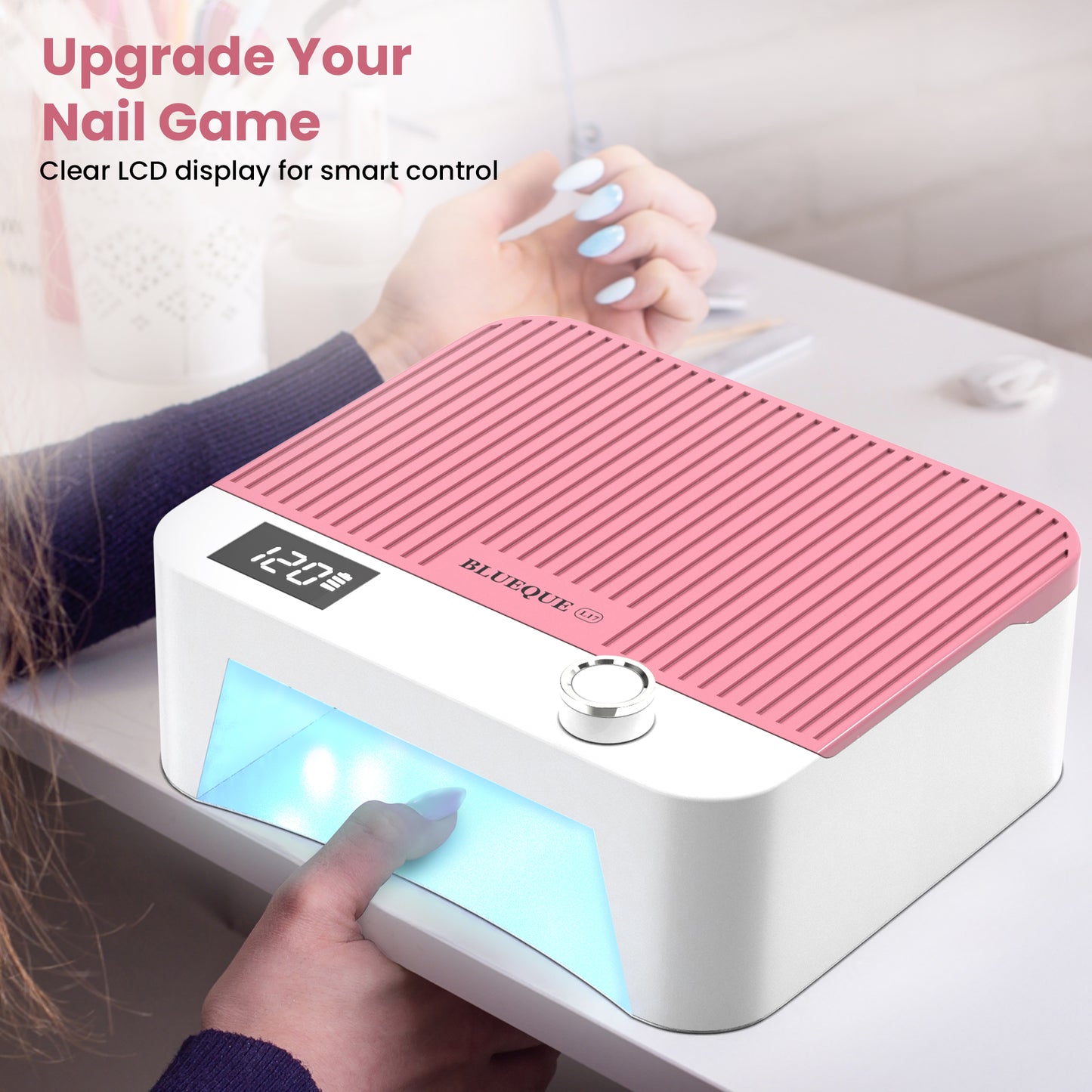 Cordless UV LED Nail Lamp - Pink