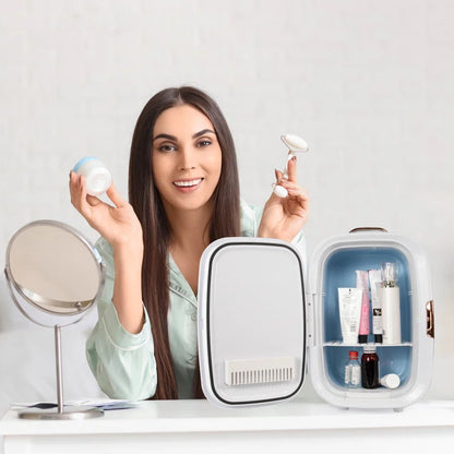 EasyinBeauty Portable Countertop Mini Fridge