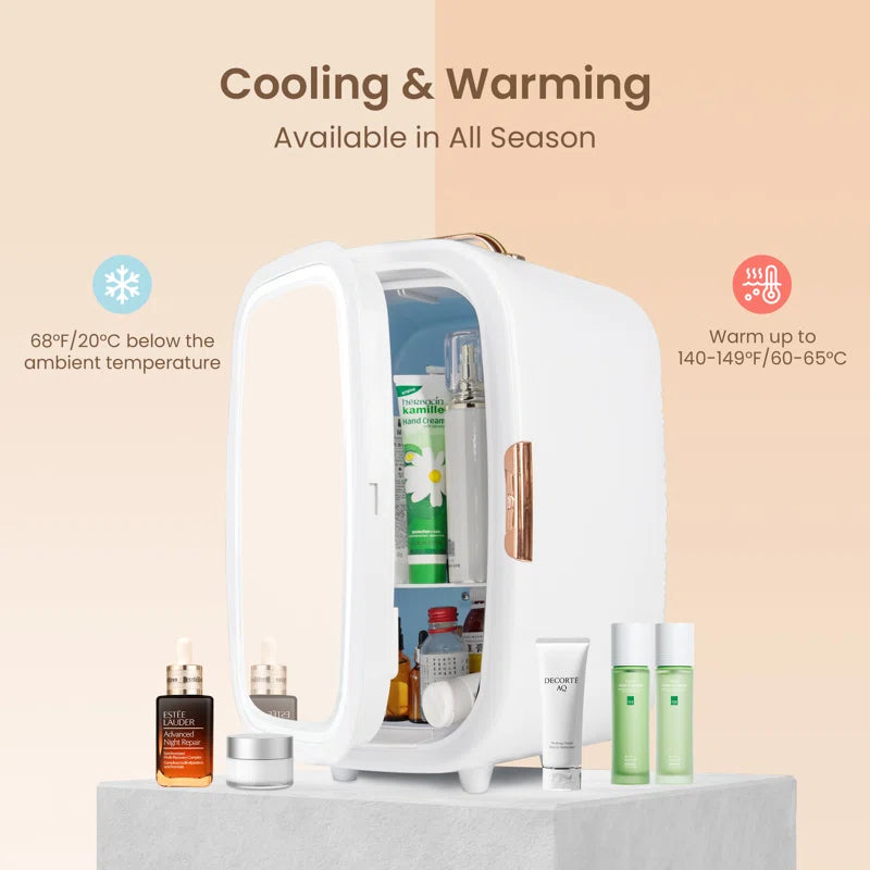 EasyinBeauty Portable Countertop Mini Fridge