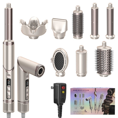 8-in-1 Hot Air Styling Brush Ions Hair Styler