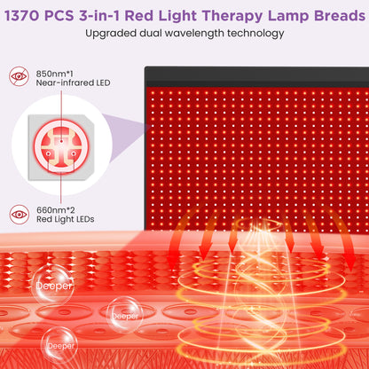 EASYINBEAUTY Red Light Therapy Mat