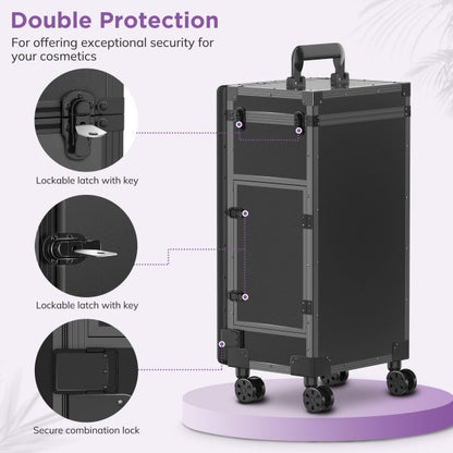 EasyinBeauty Rolling Portable Manicure Table