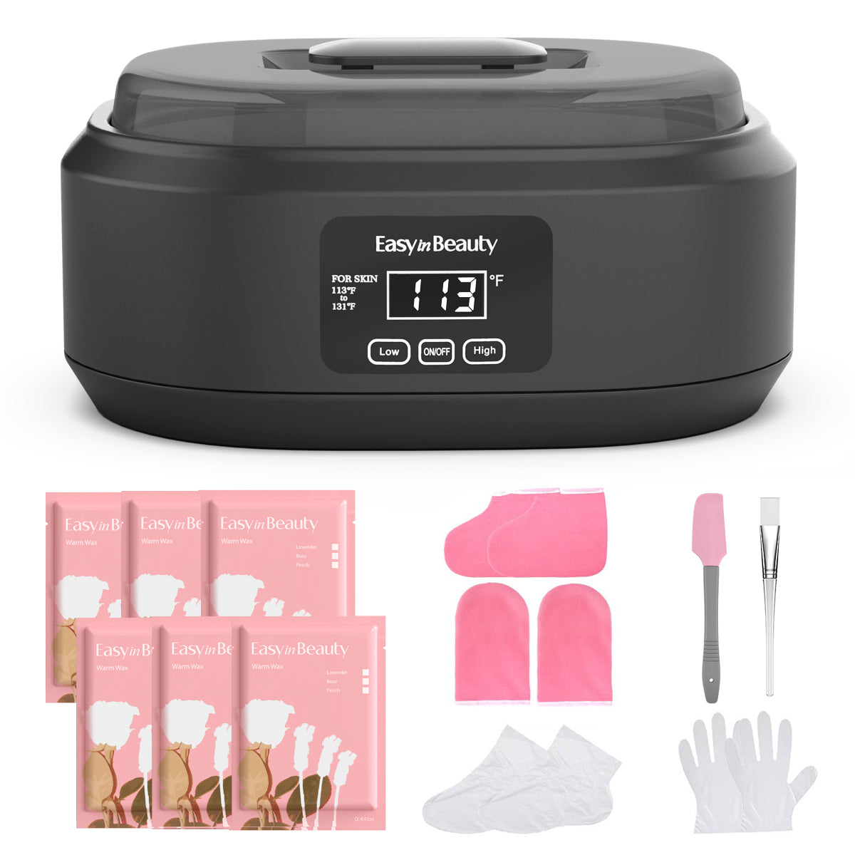 EASYINBEAUTY Paraffin Wax Machine Black 3000ml