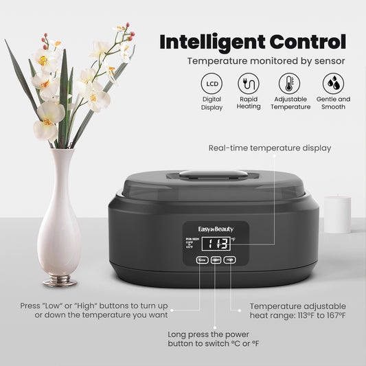 EASYINBEAUTY Paraffin Wax Machine Black 3000ml