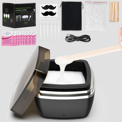 EASYINBEAUTY Nasal Hair & Eyebrow Waxing Kit