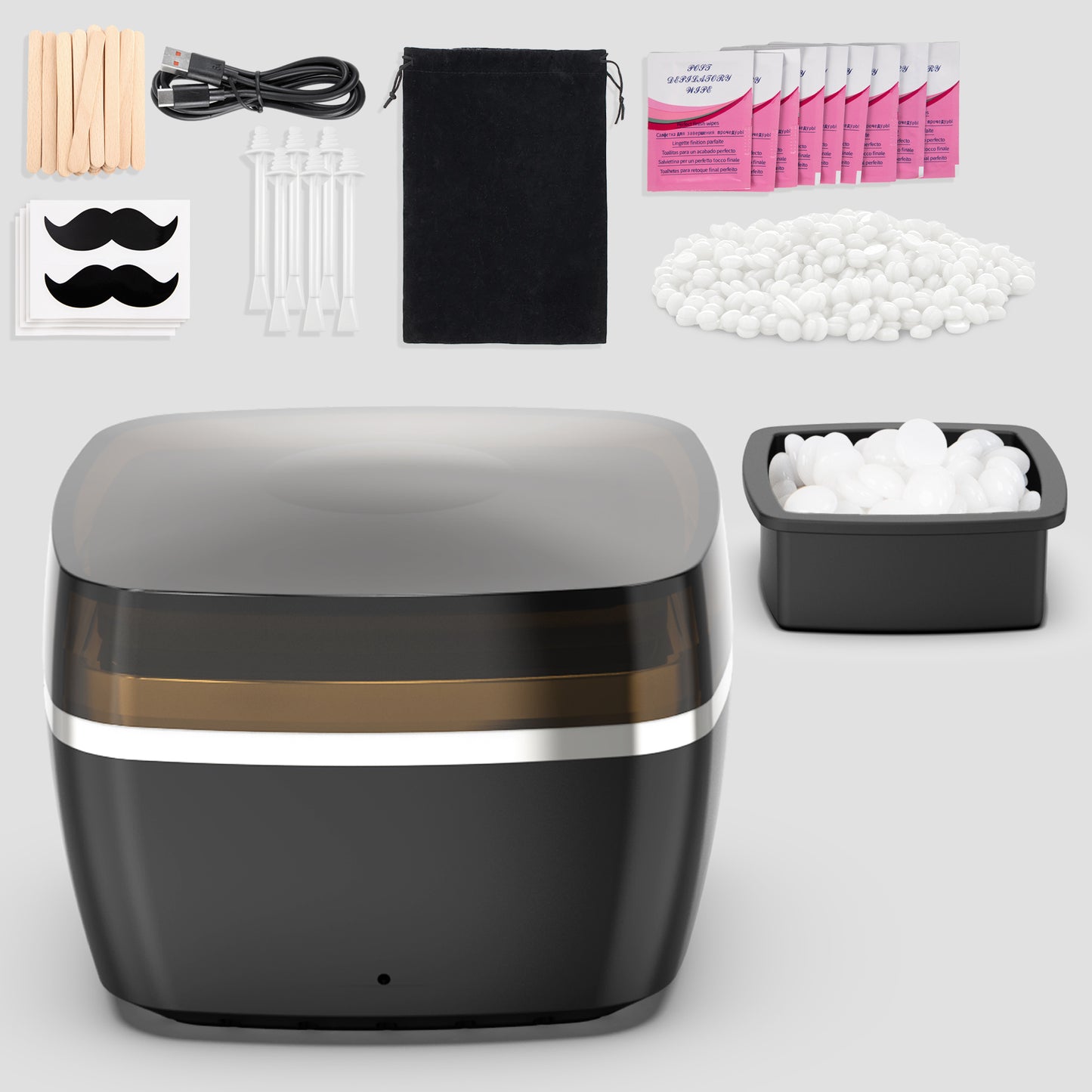 EASYINBEAUTY Nasal Hair & Eyebrow Waxing Kit