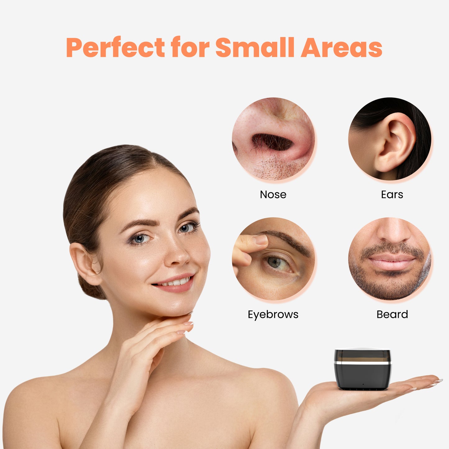EASYINBEAUTY Nasal Hair & Eyebrow Waxing Kit