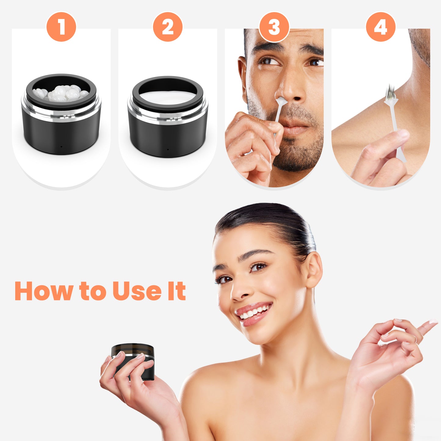 EASYINBEAUTY Nose Wax Warmer Kit