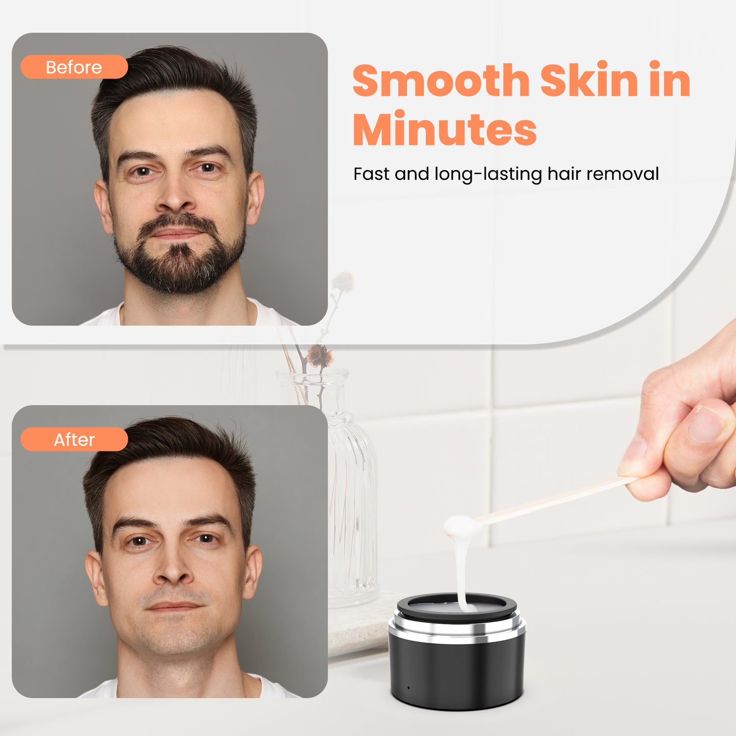 EASYINBEAUTY Nose Wax Warmer Kit