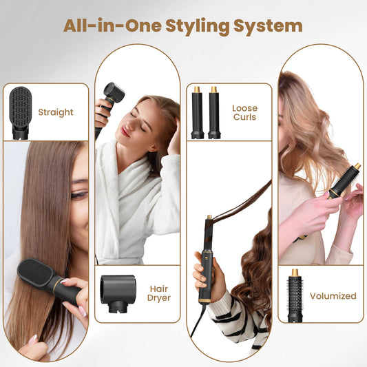 5-in-1 Hot Air Styling Brush Multi Hair Styler