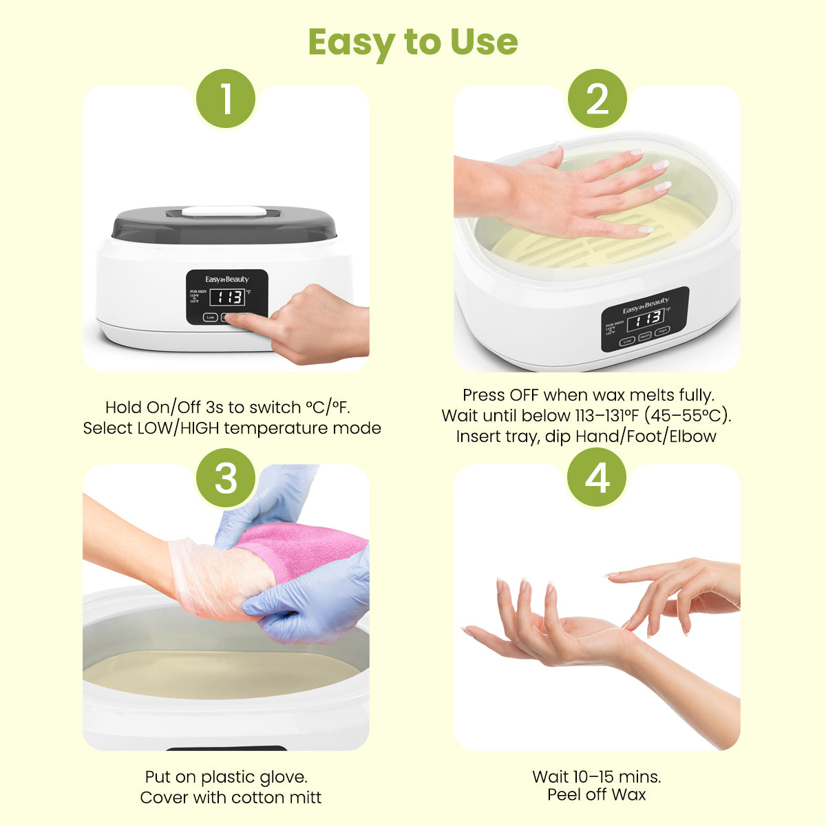 EASYINBEAUTY Paraffin Wax Machine 3000ml