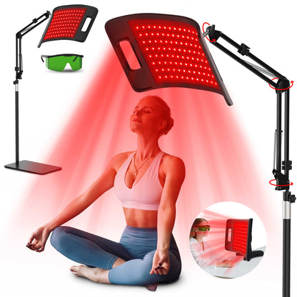 EASYINBEAUTY 660nm&850nm Red Light Therapy Lamp for Face and Body
