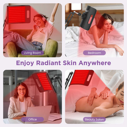 EASYINBEAUTY 660nm&850nm Red Light Therapy Lamp for Face and Body