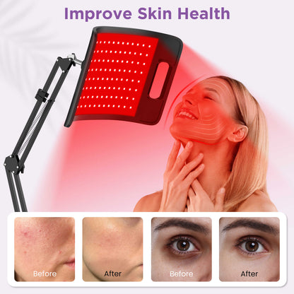 EASYINBEAUTY 660nm&850nm Red Light Therapy Lamp for Face and Body