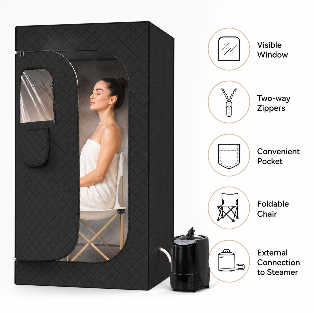 Portable Steam Sauna for Home