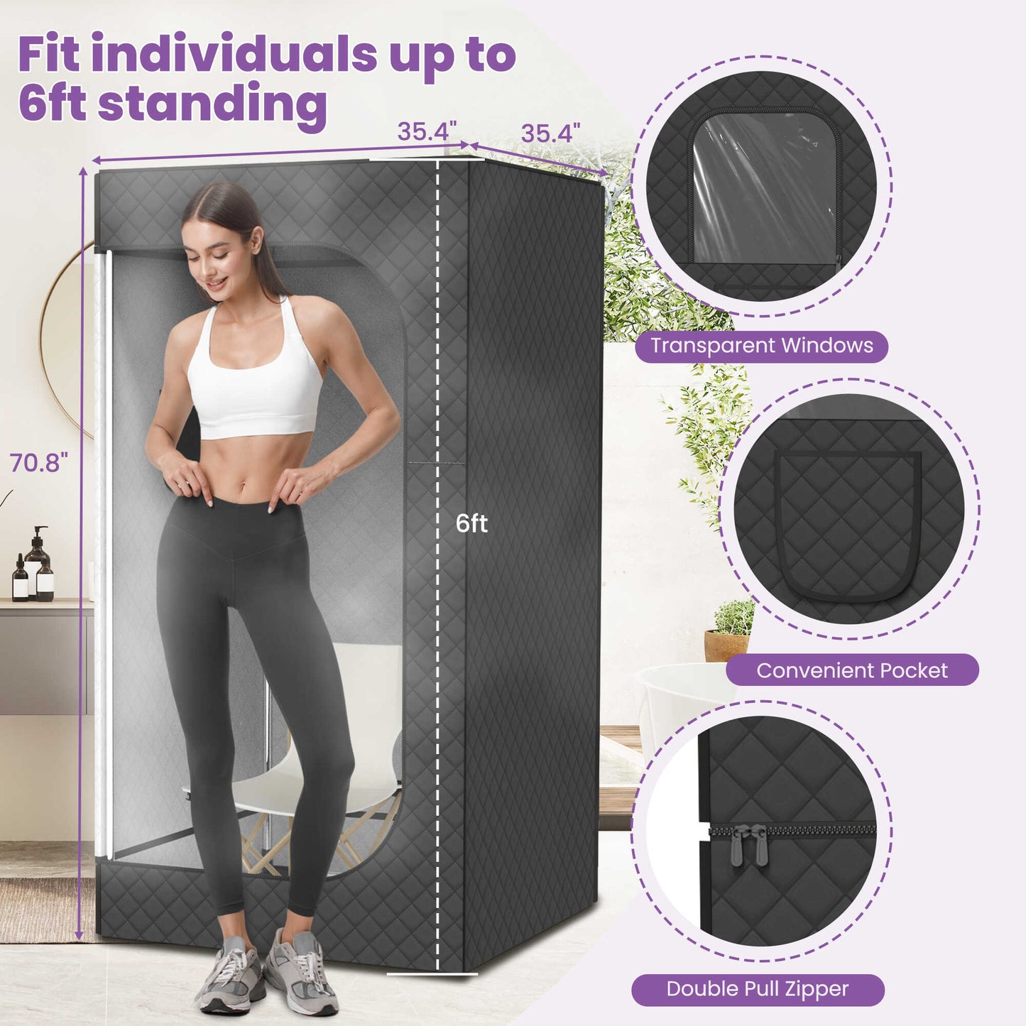 Portable Steam Sauna for Home