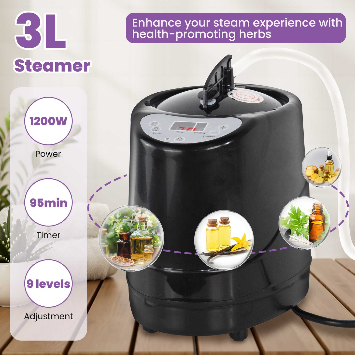 Portable Steam Sauna for Home