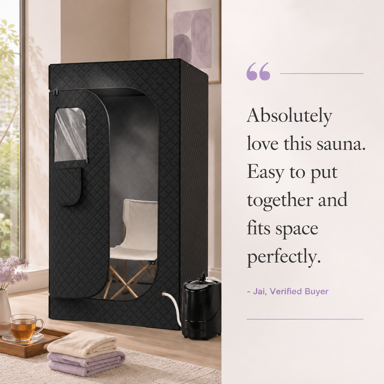 Portable Steam Sauna for Home
