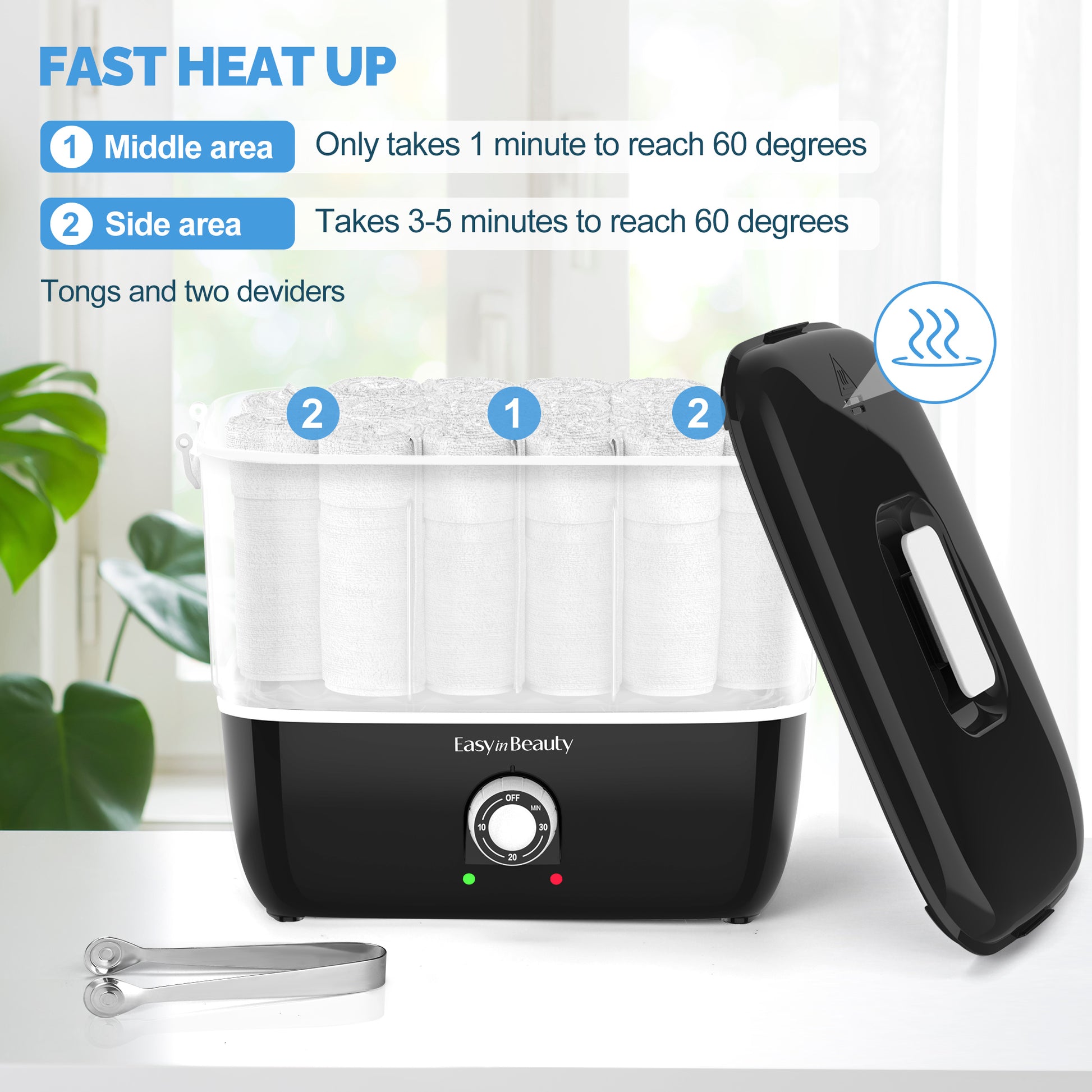 towel steamer fast heat up